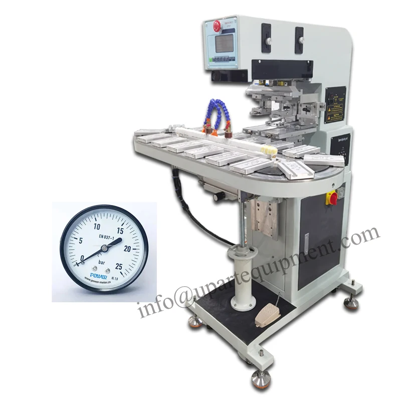 

Automatic Turntable 2 color Pad Printing Machine with inkwell