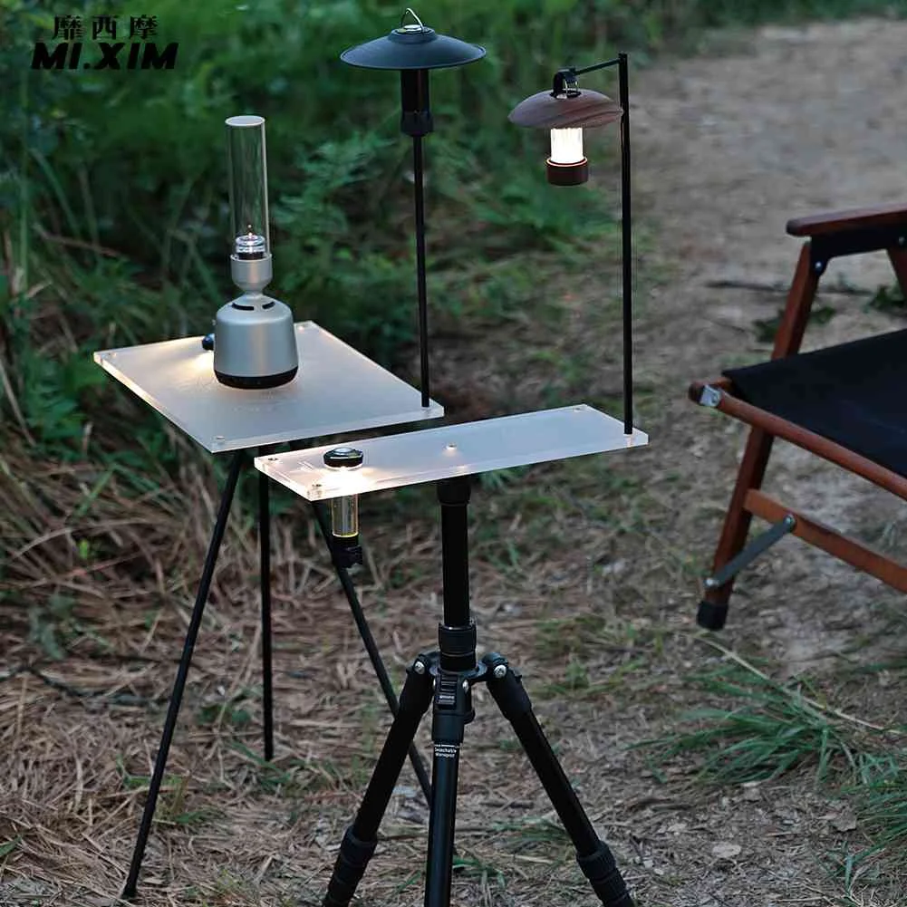 

Aluminum Alloy Lightweight Tripod Kit Easy Installation Tripod for Table Multifunctional Camping Table Tripod for Outdoor Travel