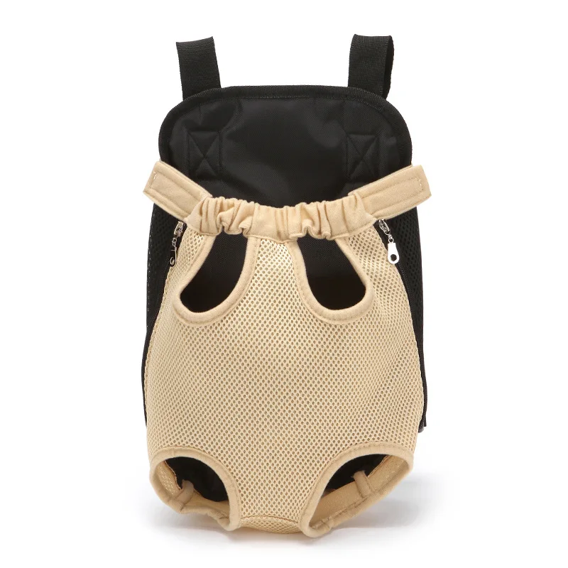 Pet bag cat and dog backpack breathable pet backpack pet chest bag pet outdoor portable mesh backpack