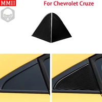 rrx for chevrolet cruze 2009 2015 interior carbon fiber rear c pilar decoration cover trim sticker car styling accessories