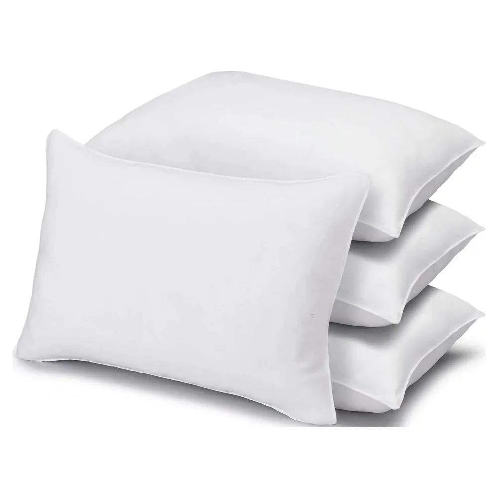 

Superior Cotton Blend Shell Soft Down Alternative Stomach Sleeper Pillow, Set of 4 - King