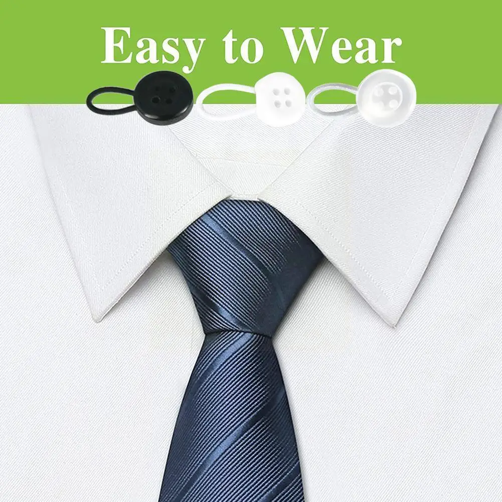 

3pcs Resin Collar Buttons Extenders Sleeve Elastic Button Extender Neck Extenders For Men/women Shirt Dress Coat Jeans Pant E1d4