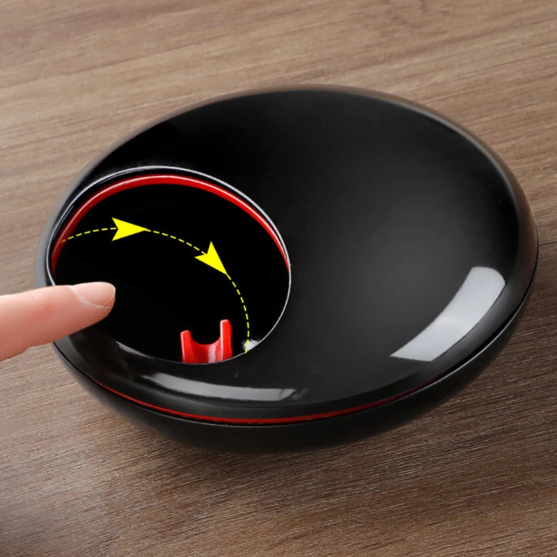 

Бездымная пепельница с крышкой для дома, гостиной с восточной эстетикой, декоративная крышка для огнетушителя