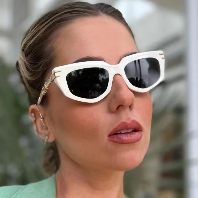 

Очки солнцезащитные женские с градиентными линзами, роскошные брендовые дизайнерские солнечные очки с цепочкой, с защитой UV400