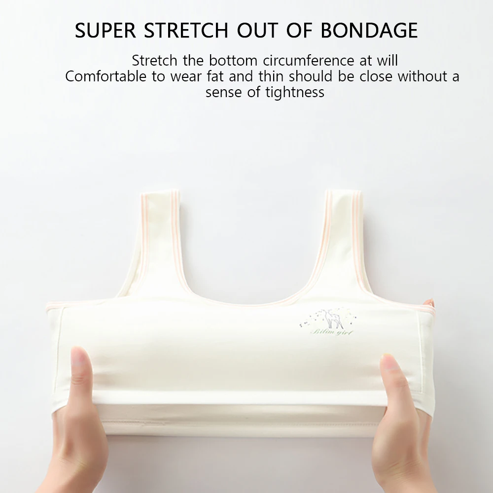 Бюстгальтер для девочек нижнее белье подростков тренировочный бюстгальтер