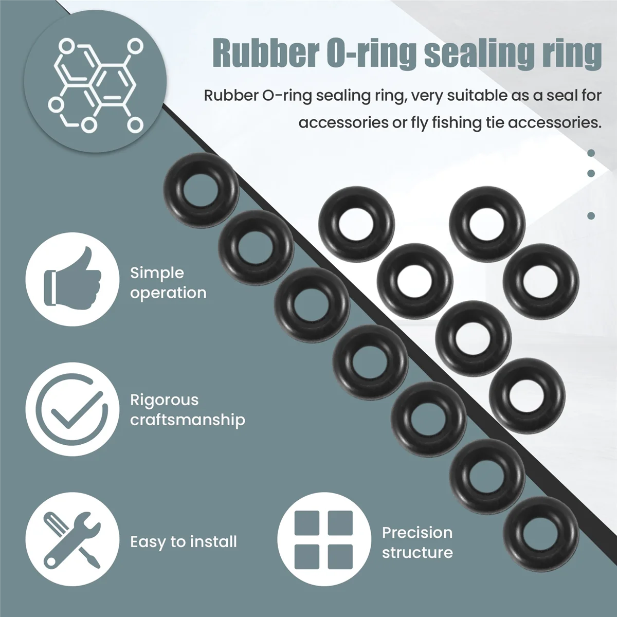 30 шт. резиновые уплотнительные кольца 2 5 мм x 6 для ловли дурацких червей