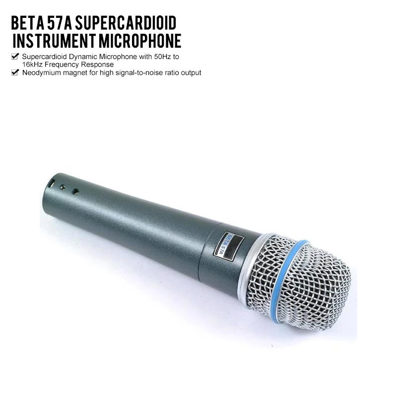Высококачественный кардиоидный микрофон BETA57A beta57 профессиональный инструмент