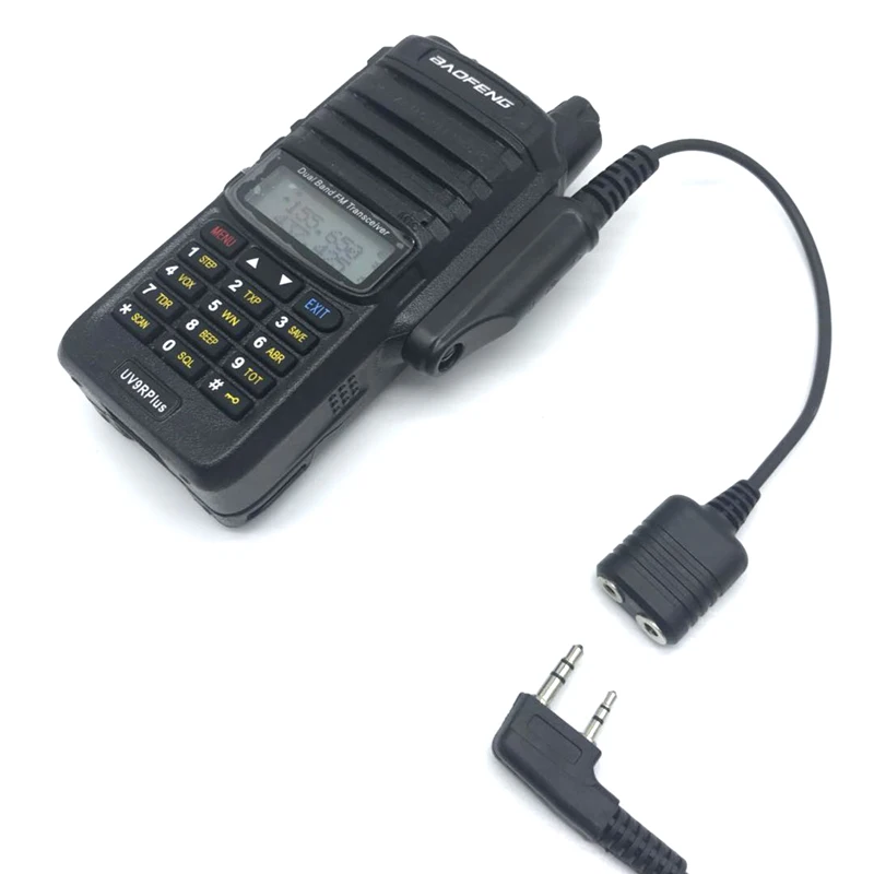 Baofeng UV-9R Plus Walkie Talkie BF-9700 A58 GT-3WP Адаптер аудиокабеля для гарнитуры UV-5R UV82 UV-5S Интерфейс K 2-контактный гнездовой порт (art.: 3920cedb2bc9f) - 3920cedb2bc9f