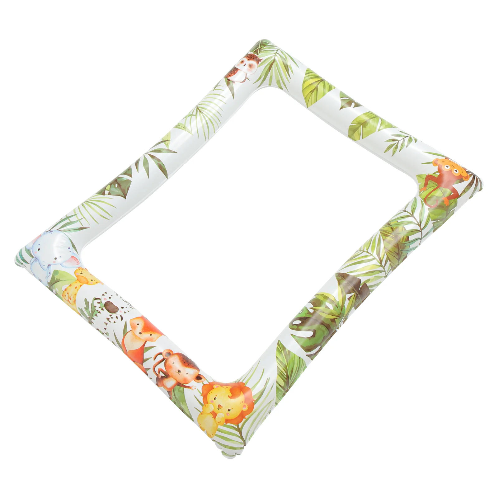 

Luau Photo Props Hawaiian Decor Inflatable Photo Frames Baby Frame Animal Inflatable Photo Frame Summer Birthday Selfie Frame