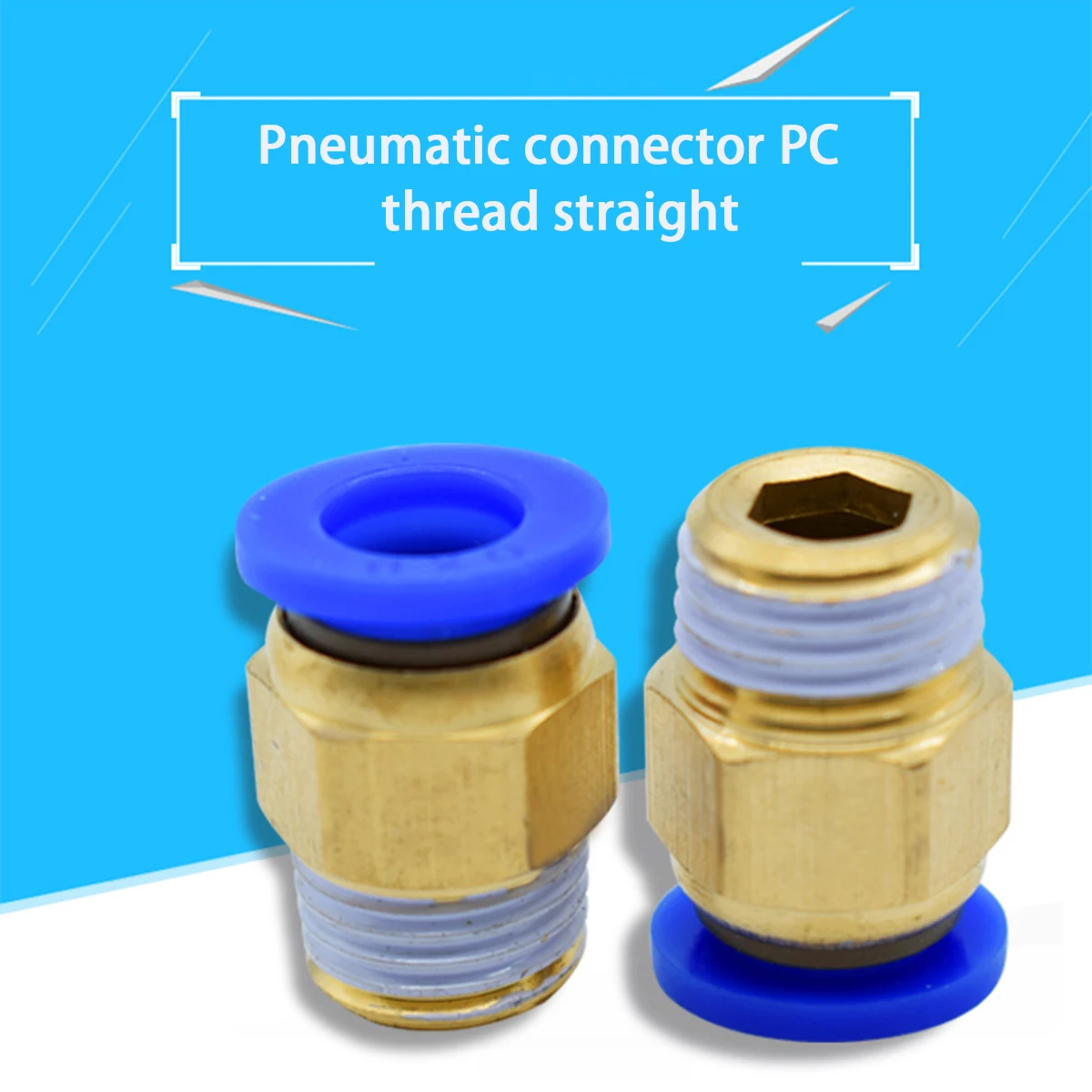 

1/5pc PC Pneumatic Fitting Air Connector Quick Connecors Fitttings hose PC4-M5 PC4-M8 PC6-M5 PC8-M5 PC10-M8 PC12-M14 Male Thread