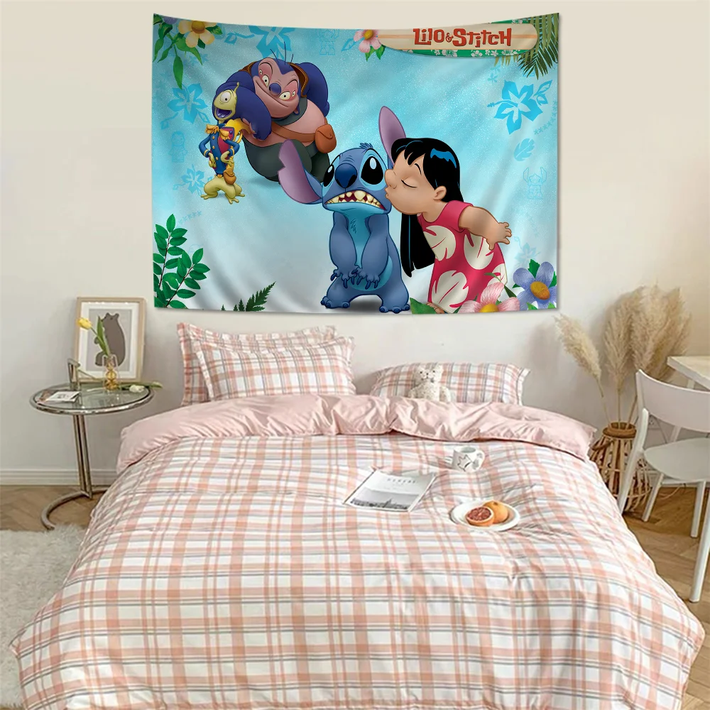 Красочный гобелен с рисунком S-стичей настенный подвесной Таро хиппи настенные