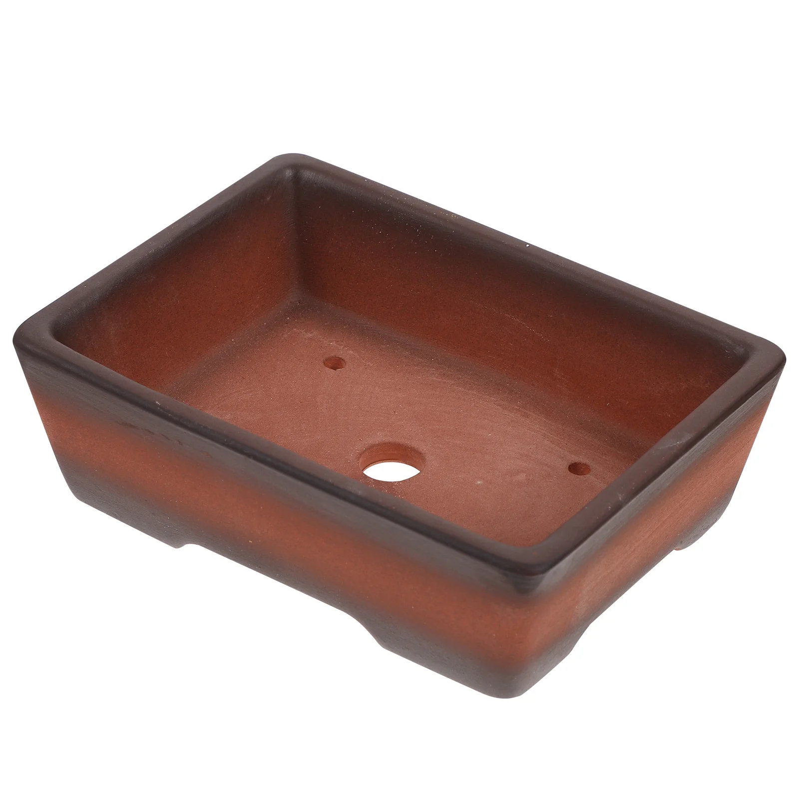

1pc Chinese Succulent Purple Sand Planter Flowerpot with Unique Design