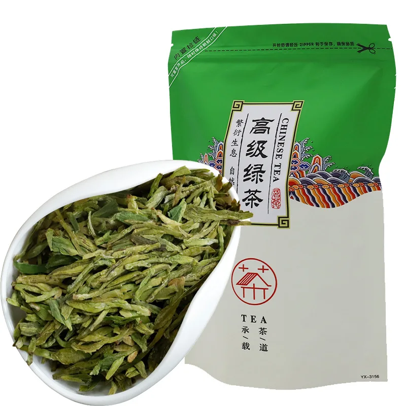 

Китайский Качественный Зеленый чай Dragon Well, новинка весны 2022, длинный Цзин для похудения, забота о здоровье, нежный ароматический чайник