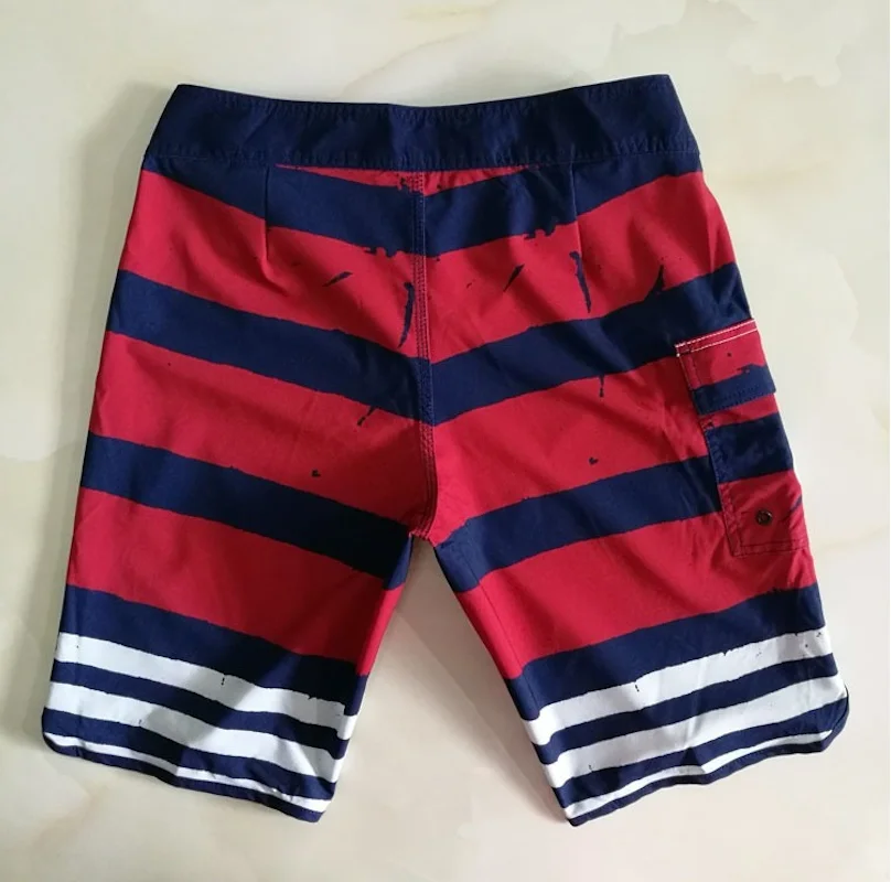 Men‘s 4-Way Elasticity  Brand Waterproof BoardShorts Classic Bermuda Shorts Beach Pants Quick-dry Fitness Gym Beach Surf Pants