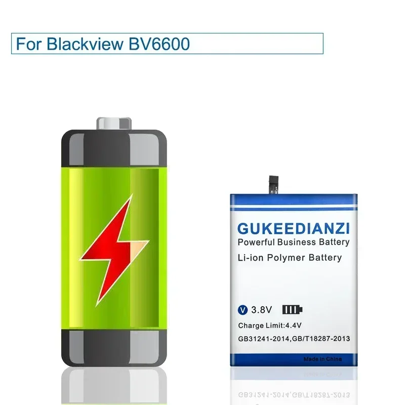 Аккумуляторы для мобильных телефонов большой емкости Li 515876 PHTT Blackview BV6600 9950 мАч