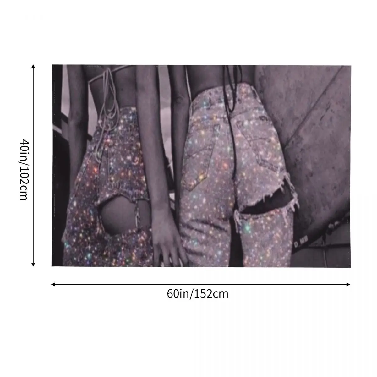 Цветной гобелен Shinso с коллажем аксессуары для домашнего декора комнатные