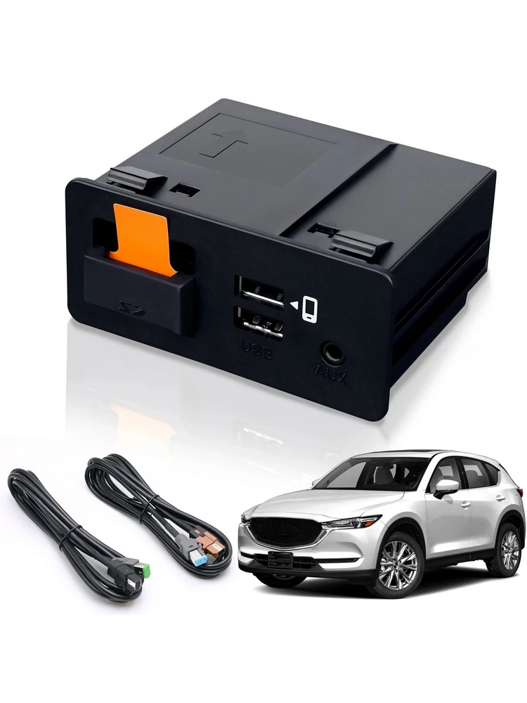 

CarPlay Android Auto USB Adapter Hub OEM for Mazda 3 6 2 Mazda CX5 CX3 CX9 Miata MX5 Toyota Yaris TK78-66-9U0C