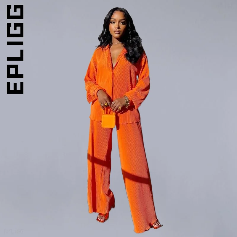 

Epligg Women Set New Soft Women's Suit High Waist Long Pants Sportswear Retro 2 Piece Set Simple Lady Female Women's Warm Suit