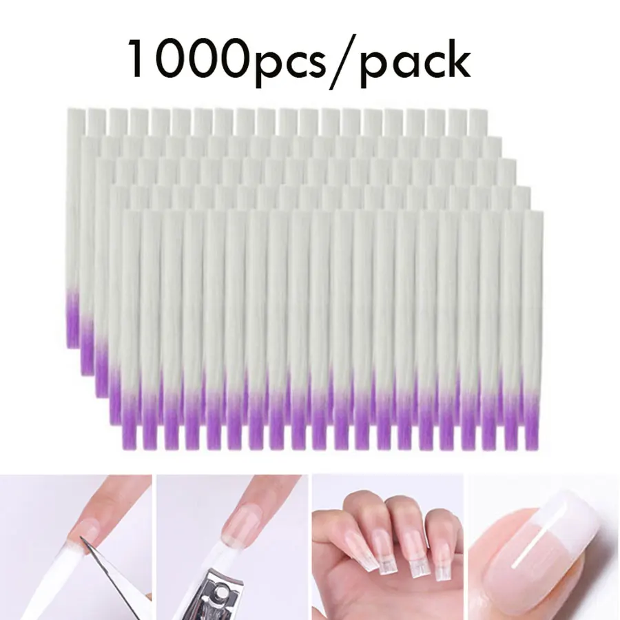 

1000pcs Silk Fiberglass For Nail Extension Form Non-Woven Silks UV Gel Building Fiber French Acrylic DIY Manicure Accessories