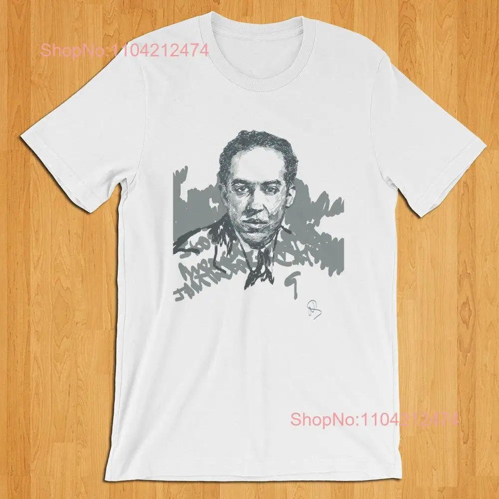 Langston Hughes I too sing America Футболка PoeT для писателя Poetry Writer с длинными или короткими
