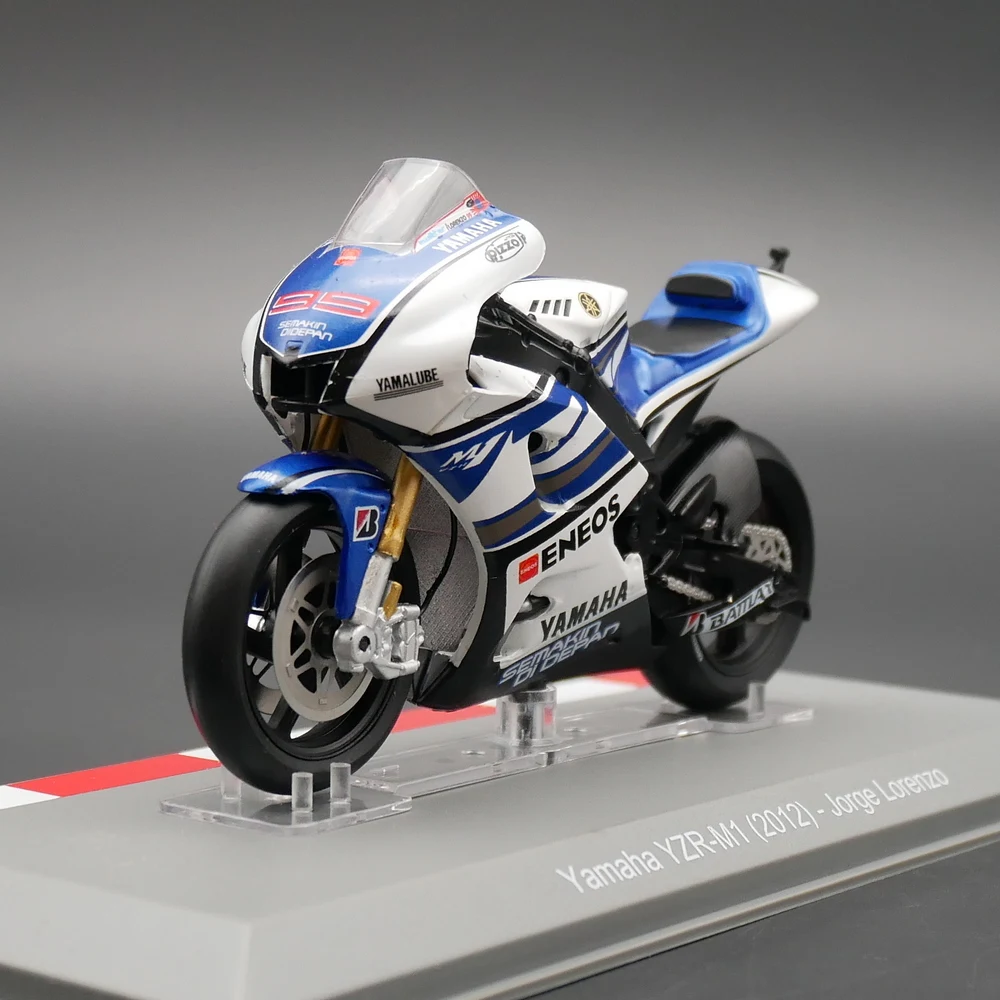 

IXO 1:18 Moto GP 2012 Yamaha YZR M1 Jorge Lorenzo Diecast Motorcycle Model