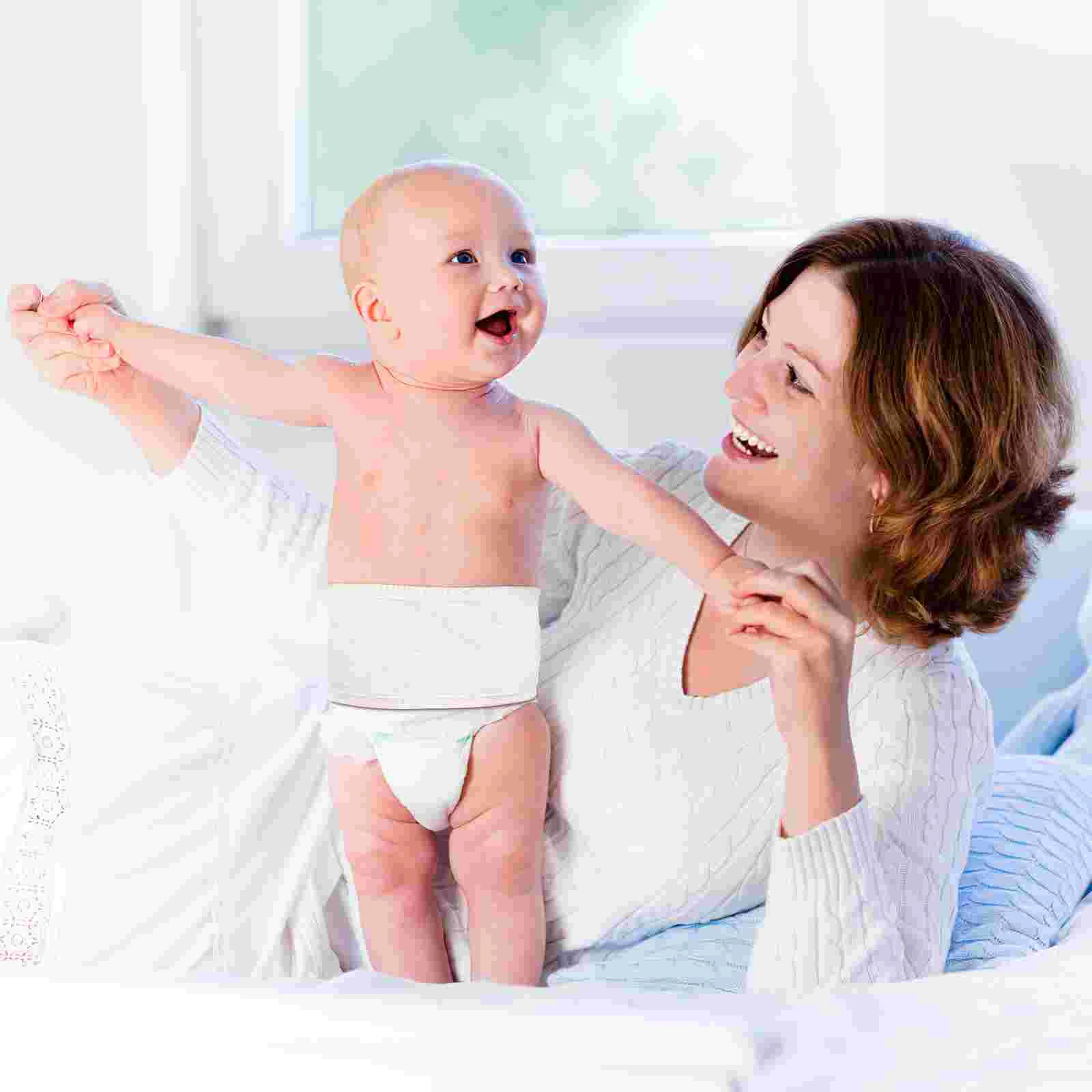 8-комп. пуповина для новорожденных пояс пупка детский белый