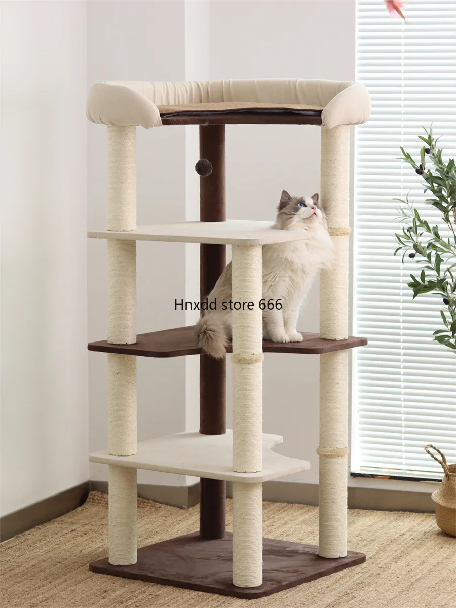 Многоярусное большое Лежачее гнездо для кошек встроенная рамка скалолазания на