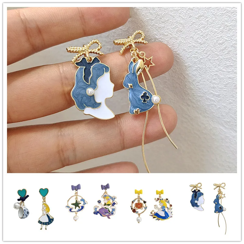 

Новинка, индивидуальные металлические висячие серьги Timlee E201 с искусственным жемчугом, милые аксессуары, оптовая продажа