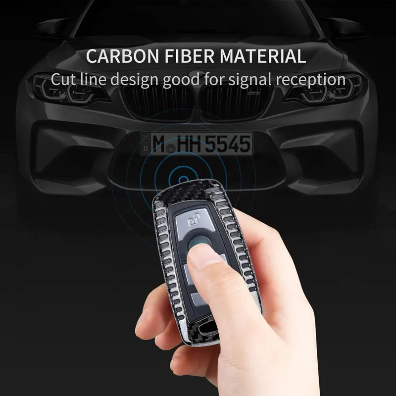 Чехол для ключа из углеродного волокна BMW защитный чехол 1 2 3 3GT 4 5 5GT 6 7 X3 X4 M2 M3 M4 M5 M6