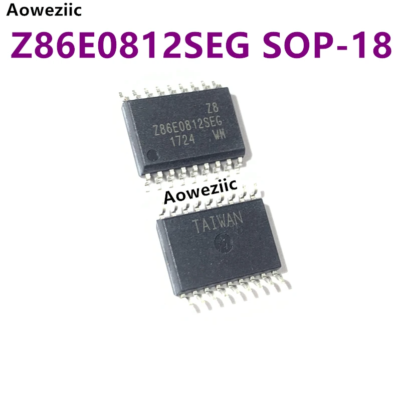 

Z86E0812SEG SOP-18 8-bit microcontroller IC 12MHz 2KB (2K x 8) OTP original