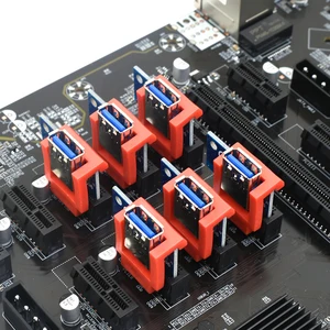 10pcs PCIE Riser 1X Retainer Vertical Mount Locker PCI-EX1 Holder PCI 16X Cable Extender Riser For Video Card Miner Mining Board