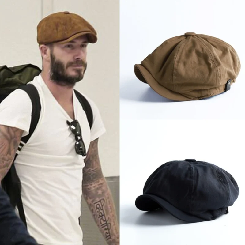 

Винтажная Кепка-газетчик Blinder Peaky, однотонная модная повседневная Кепка в Корейском стиле для мужчин, Кепка Для Взрослых, весна-осень