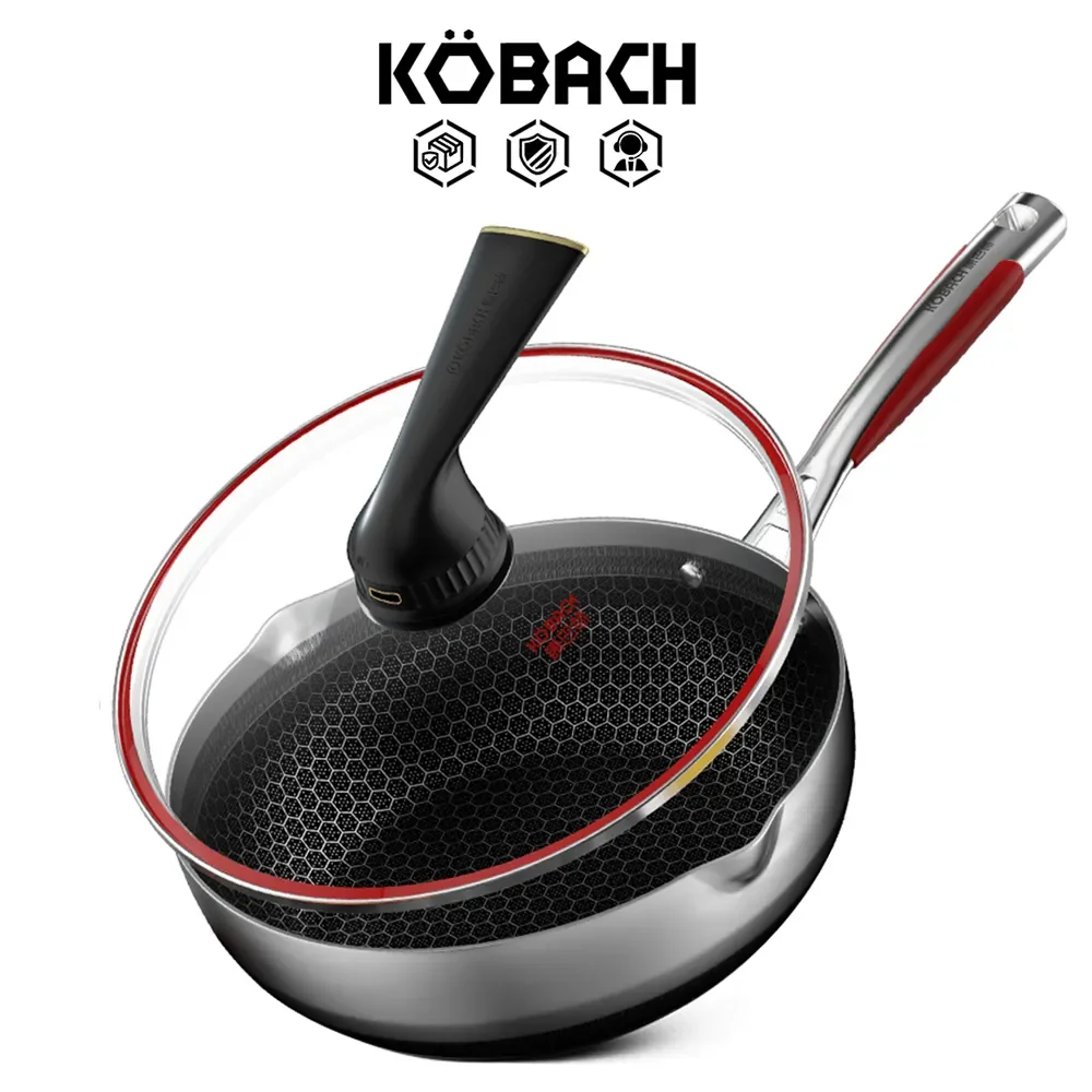 

Антипригарная сковорода NEW2023 KOBACH 28 см, сковорода для жарки, кухонная сковорода, Сковорода Из Нержавеющей Стали 316L, сковорода для жарки в виде...