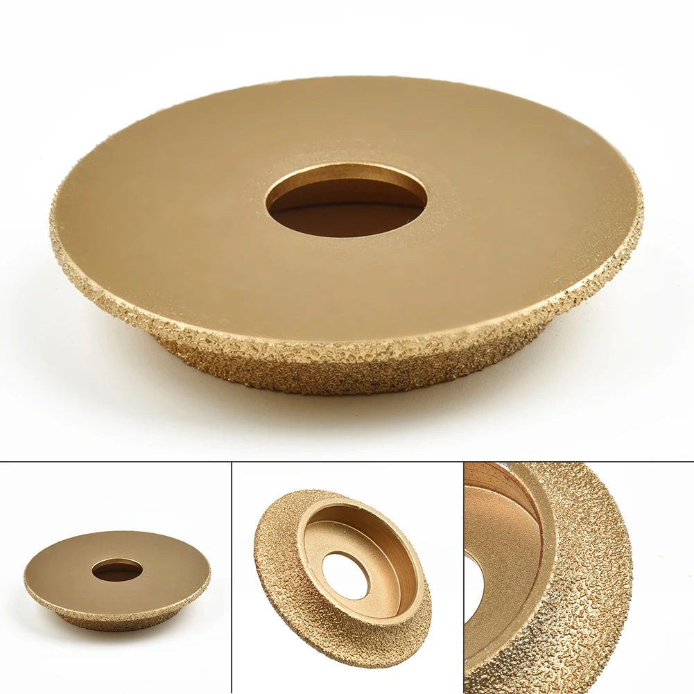 

Quartz Grinding Wheel Rotary Stone Angle Grinder Ceramics Disc Gold Brazed Grinding Marble Polishing Convenient
