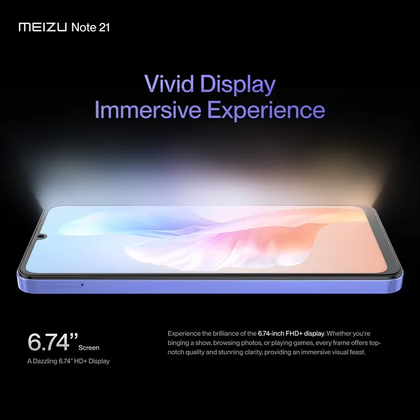 Смартфон MEIZU Note 21 8/256ГБ