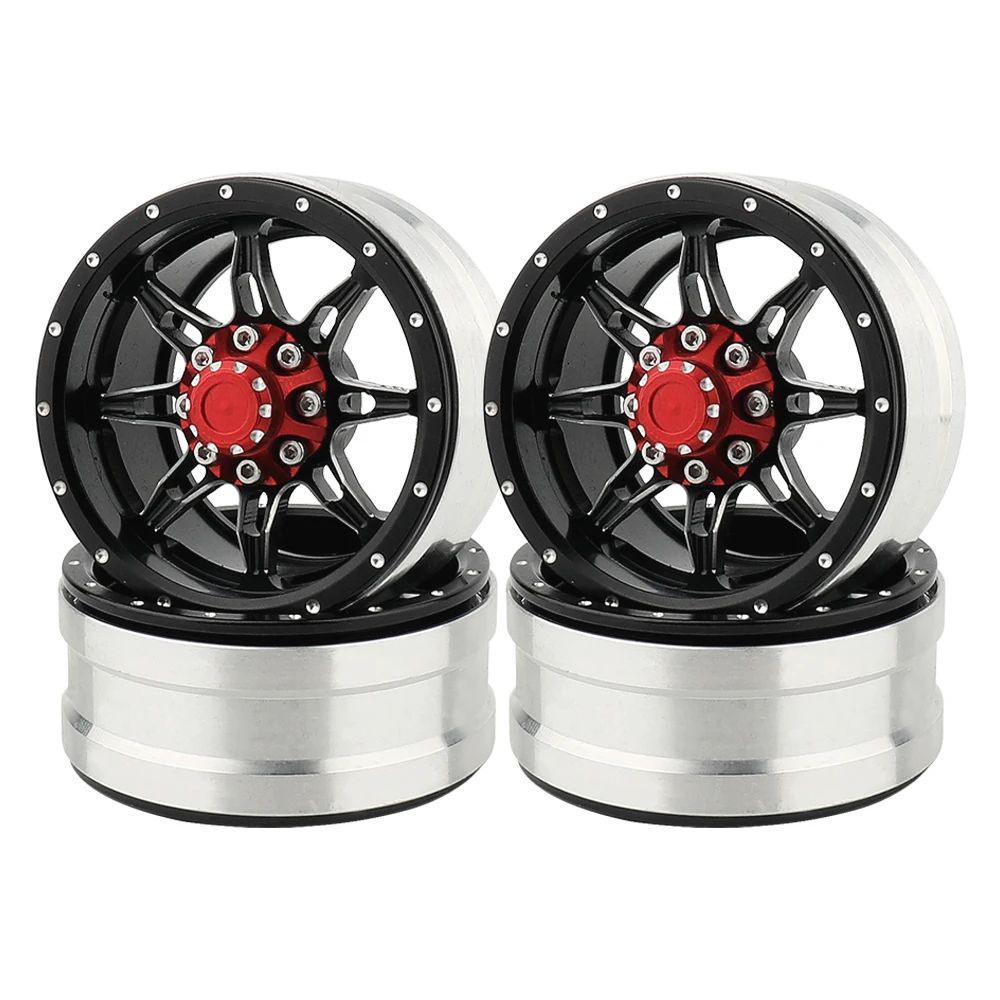 4pcs Aluminum Alloy Metal 1.9