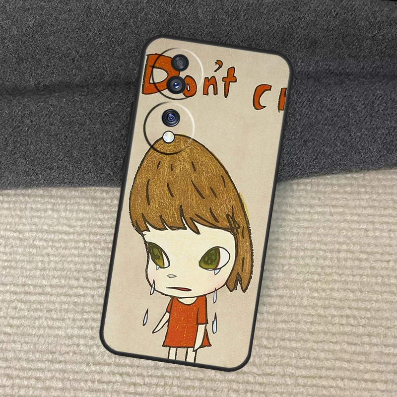 Мультяшный эстетический чехол Yoshitomo Nara для Honor Magic 7 5 6 Lite 50 70 90 200 Pro X8b X9a X8a X8 X9 X9c X9b