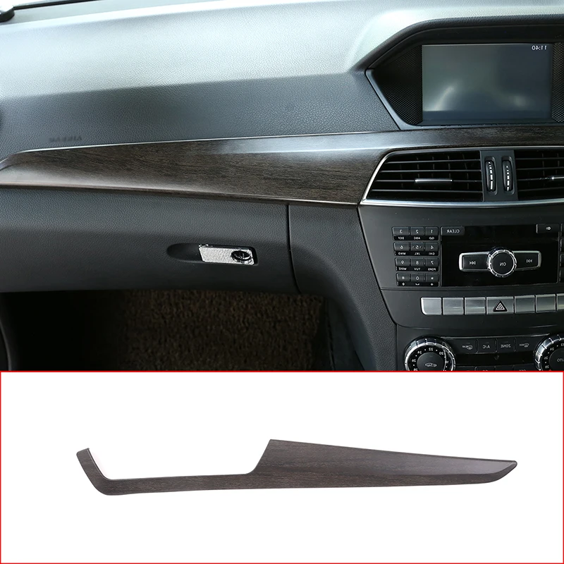 

Для Mercedes Benz C Class W204 2010-2013 Автомобильный интерьер ABS центральная консоль Защитная панель Крышка отделка Аксессуары RHD