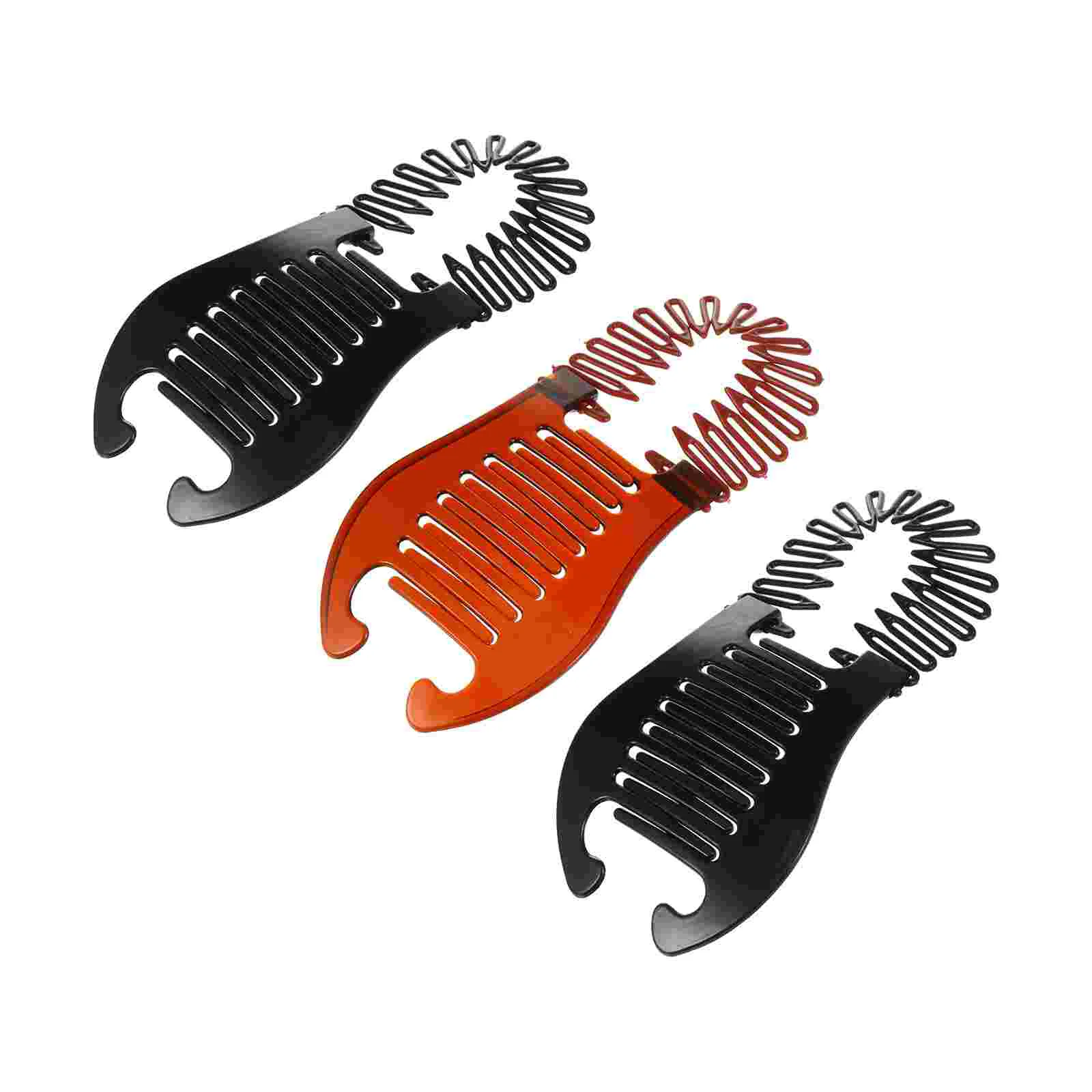 

Banana Interlocking Hair Comb Clips Two Sides Combsflexible