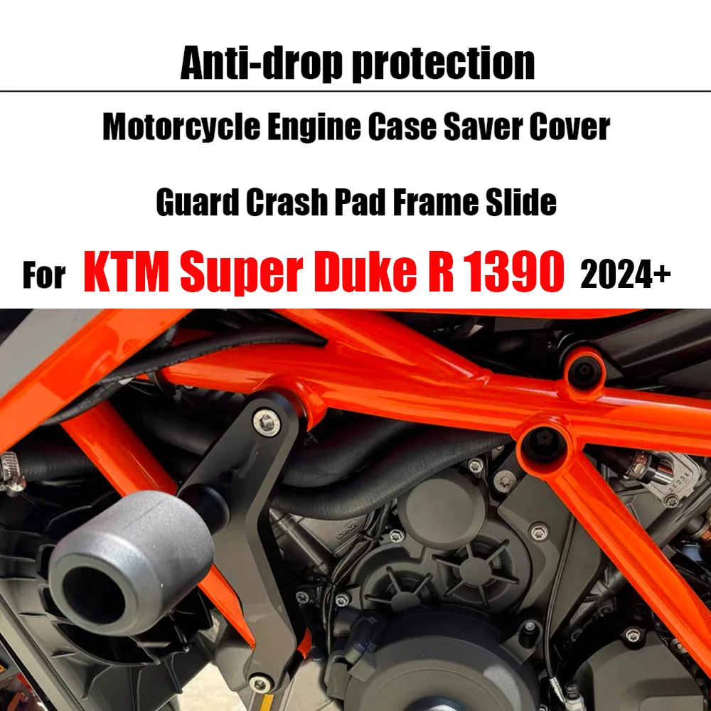 CrashProtection de rendimiento para Super Duke R 1390 2024+ Ползунки для рамы мотокросса Crash Protector