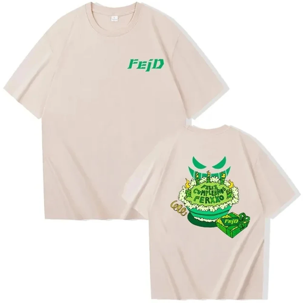 Feliz Cumpleaños 2024 Женская Хлопковая Футболка Tour Уличная Одежда В Стиле Хип-хоп