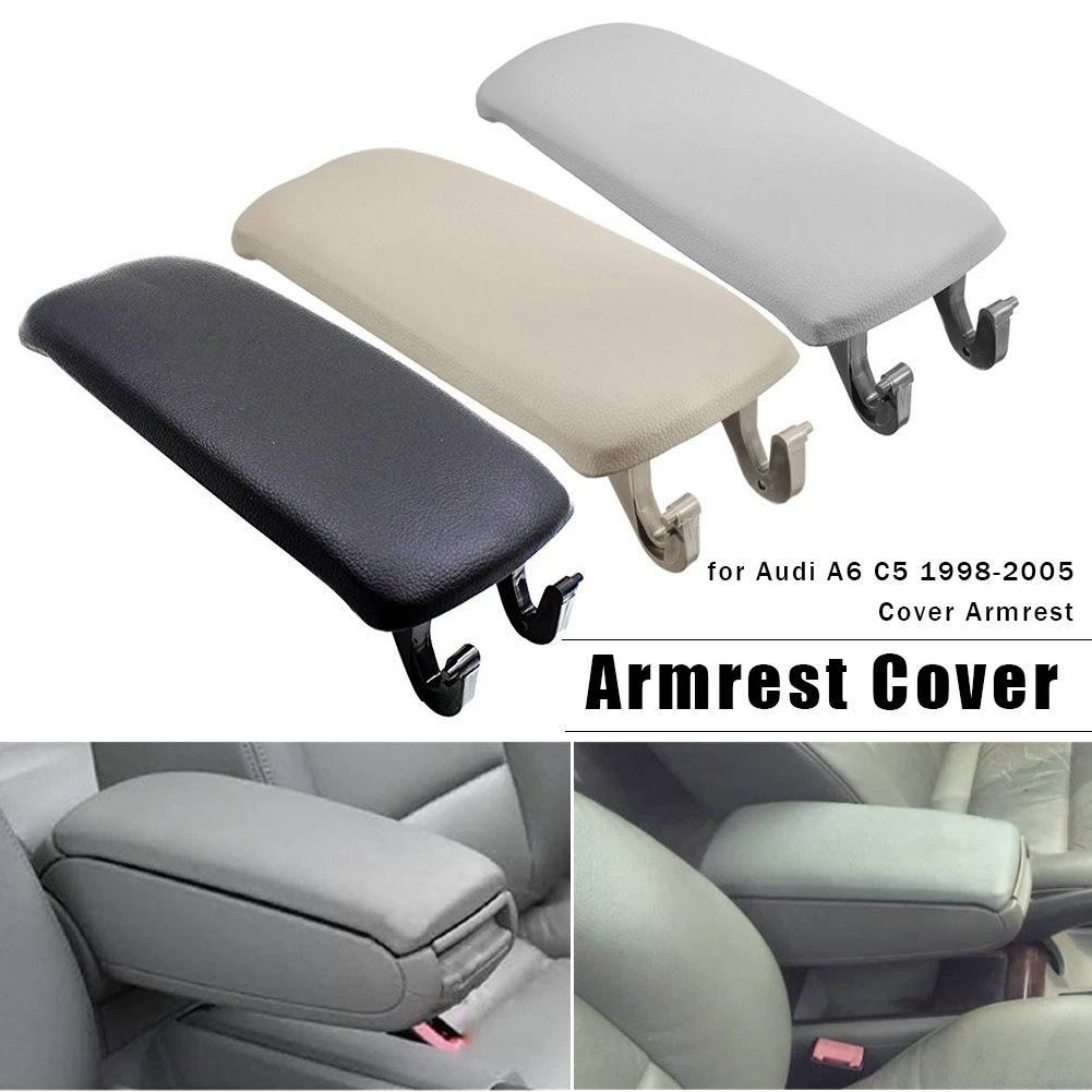 

Car Leather Armrest Cover Center Console Lid Covers Cap Interior Storage Box For Audi A6 C5 1998-2005 Auto Interior Accessories
