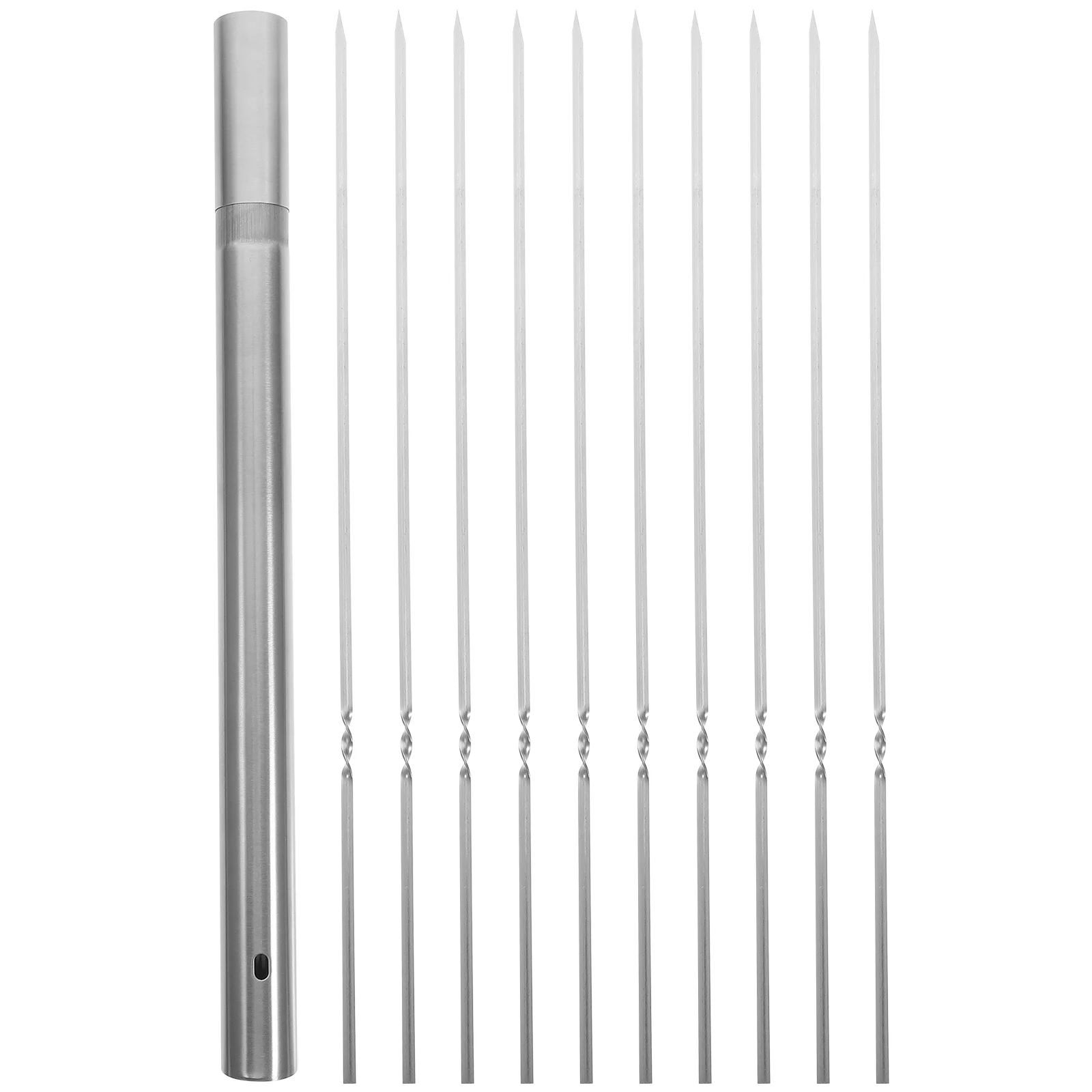 

Reusable Barbecue Skewers Bbq Barbecue Wide Grill Skewers Bbq Stick Flat Skewers Appetizer Skewers Skewer Sticks