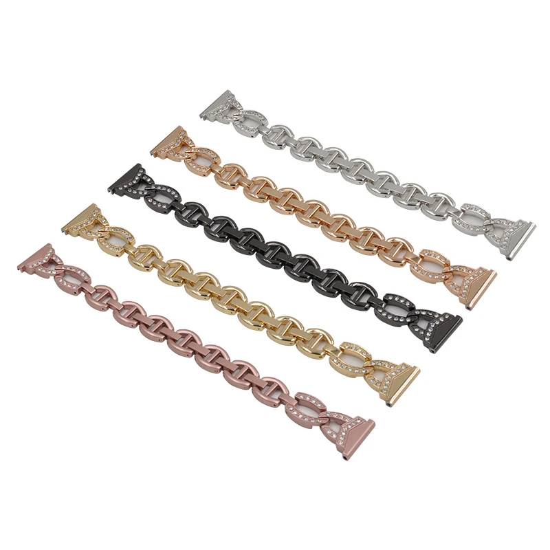 22mm Heart Metal Bracelet for Samsung Galaxy Watch 5 Pro 4 Classic 3 Band 40 44mm Gear Strap 20mm for Huawei Watch gt3 pro Wrist