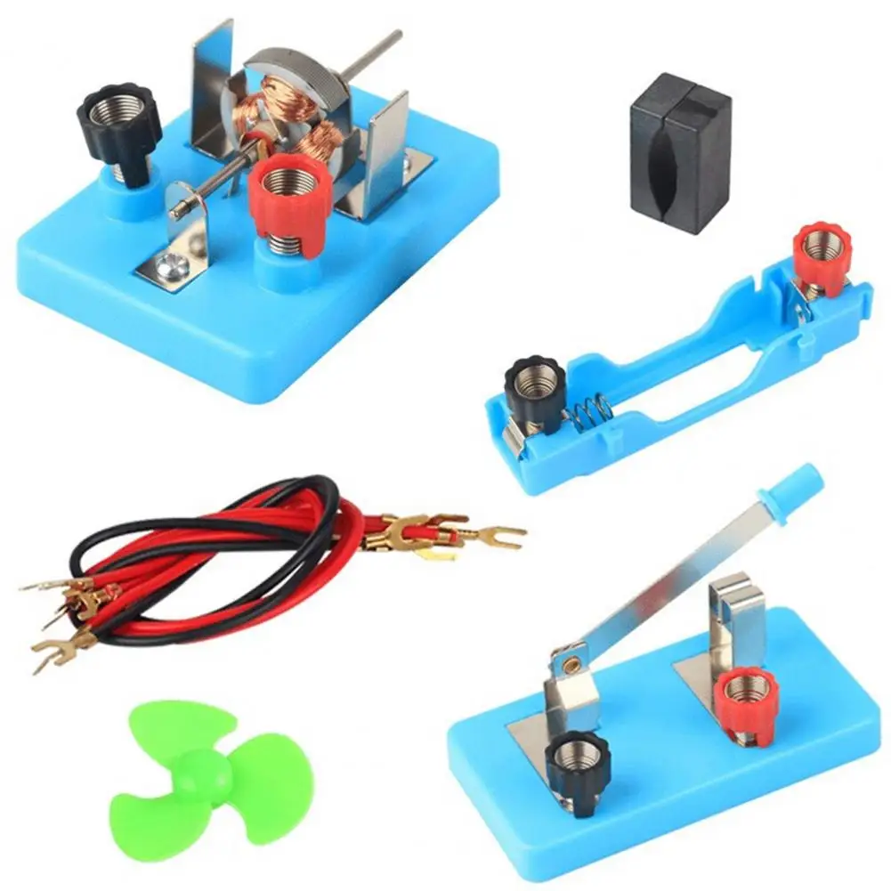 

1 Set Useful Circuits Motor Science Kit Funny Plastic Electric Circuit Kit Motor Combo Physics Experiment Class