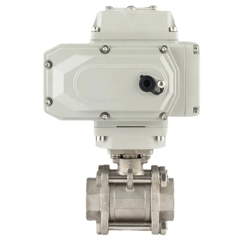 

Q911F-16P Electric Three-Piece Ball Valve Threaded Stainless Steel Ball Valve Ac220v