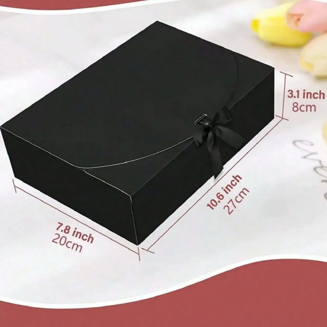 

Черная подарочная коробка