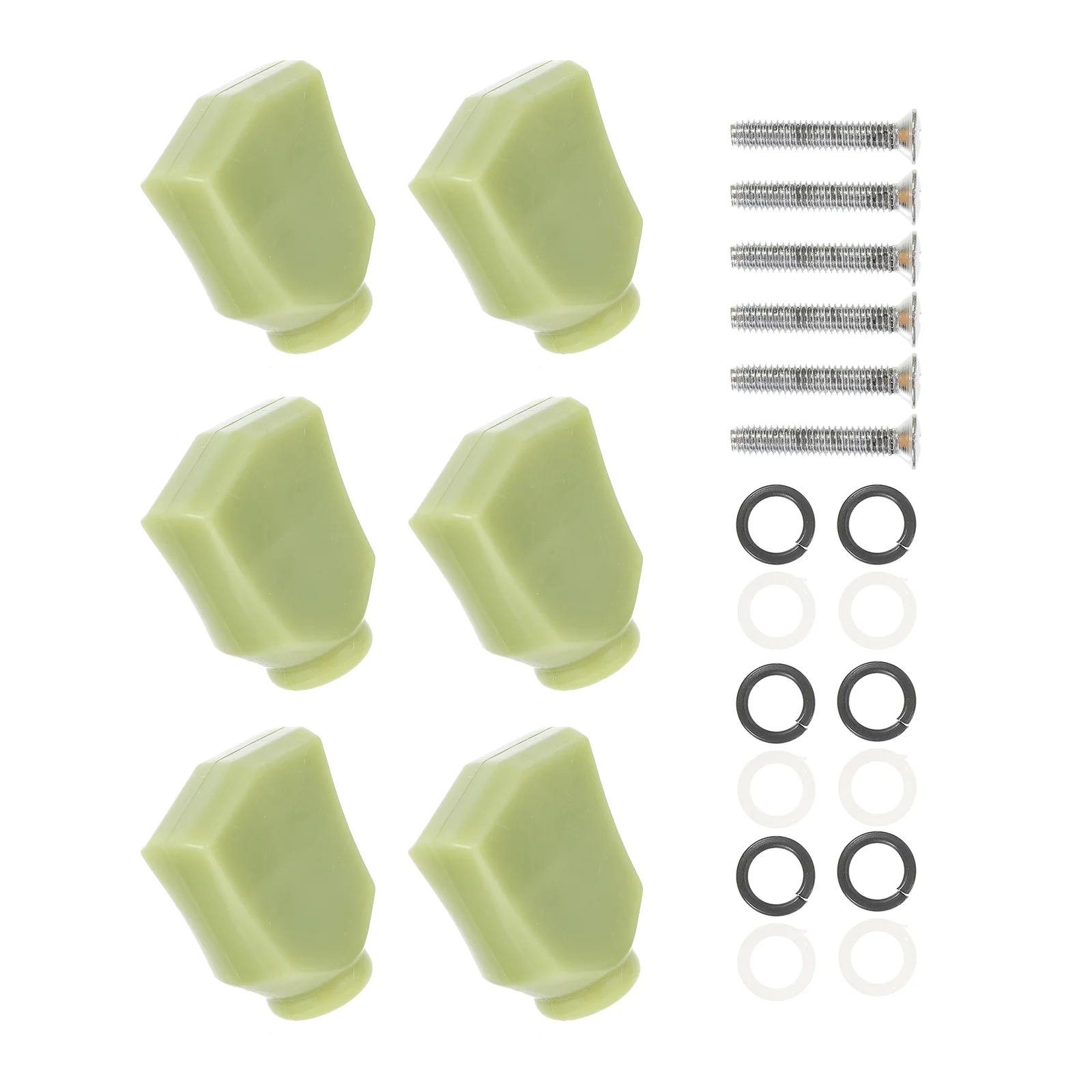 

6 Sets Tuner Caps for Stringed Instruments Sturdy String Guitar Tuner Handles