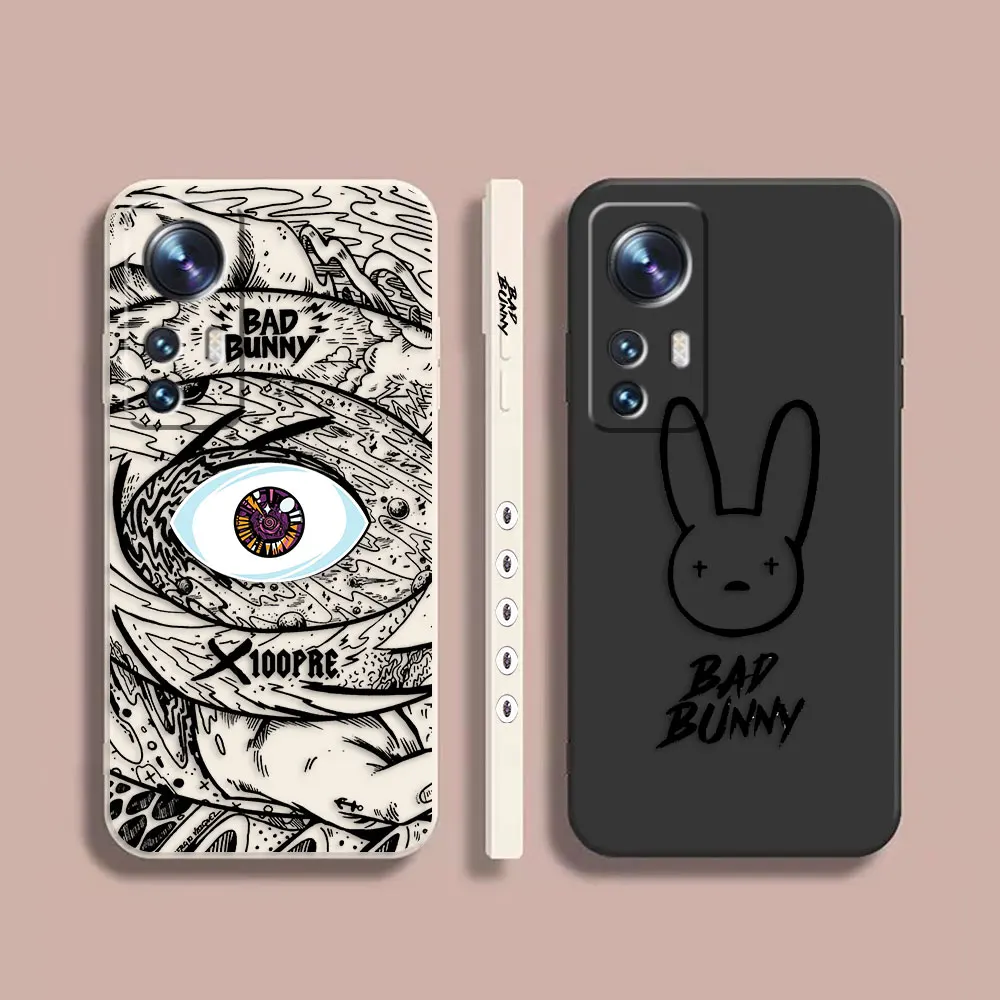 

Phone Case For Xiaomi 13 12 12T 12S 11 11T 10 10S 9 8 Pro Ultra Lite Colour Case Cover Funda Cqoue Shell Capa Bad B-Bunny Rapper