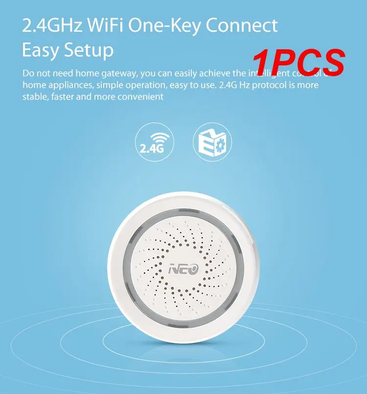 

1PCS Smart Home Wifi Alarm Sensor and App Notification Alerts,No Required,Plug and Play,Compatiab Alexa Echo Home